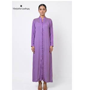 Robe longue en soie de qualité supérieure pour femmes, tenue légère longue jusqu'au sol, idéale pour tous les jours, pour se détendre et pour un style estival - Product Image 1