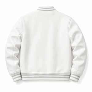 Viral Varsity <b>Jacket</b> High Quality Men's Letterman Varsity <b>Jacket</b> Wool Body Genuine Leather Sleeves Winter Wear <b>Smart</b> Stylish - Product Image 6