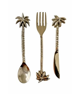 Juego de cubiertos de acero inoxidable más demandado con mangos en forma de hoja, perfecto para restaurantes y servicios de catering. - Product Image 2