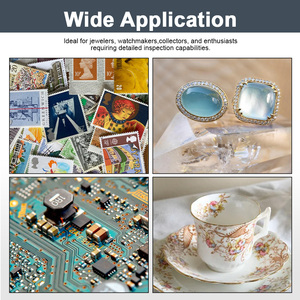 Professional 10X & 25X Dual Magnification Jeweler’s Loupe Stainless Steel Precision Inspection Tool Foldable Design - Product Image 3