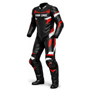 Traje de Motociclismo de Cuero Personalizado para Hombre, de Alta Calidad, Profesional, Impermeable, con Bordado 3D, Nuevo Estilo, Ajustable, para Verano - Product Image 3