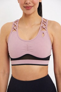 Top Quality Women Yoga Fitness Sexy <b>Bra</b> Sportswear Fitness <b>Stretch</b> Seamless <b>Bra</b> With Custom Logo - Product Image 6