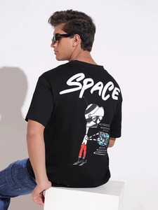 Camiseta Ligera de Algodón 100% para Hombre, Personalizable, Talla Grande, Blanca, para Impresión, Transpirable, de Verano - Product Image 1