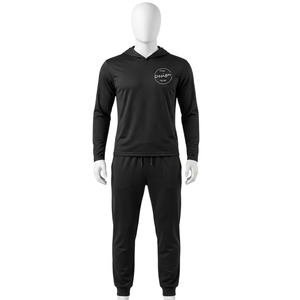 Lightweight Performance Long Sleeve <b>100</b>% <b>Polyester</b> Hooded T <b>Shirt</b> - Product Image 5