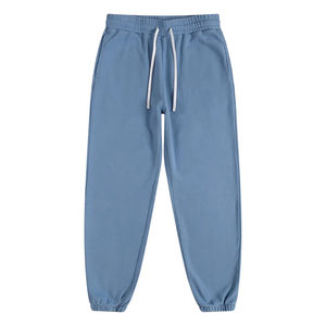 กางเกงวอร์ม OEM สำหรับผู้ชายและผู้หญิง เอวยางยืด มีเชือกผูก ทรงขาตรง หลวม สบายๆ ขายส่งจากโรงงาน - Product Image 1