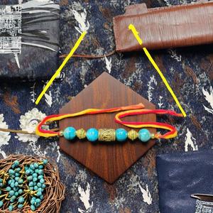 Vente en Gros de Pierres Précieuses Turquoise Africaine Rakhi Amour Rakhi de Guérison Polie - Product Image 3