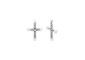 จี้รูปไม้กางเขนปลายทรงกลม - Product Image 1