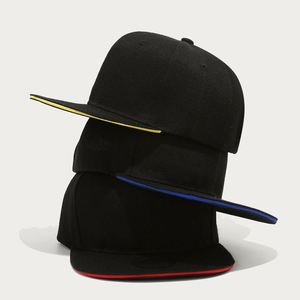 Casquette Hip-Hop Rétro Simple Noire pour Hommes et Femmes – Produit Phare – Casquette Sandwich à Visière Plate Tendance - Product Image 2