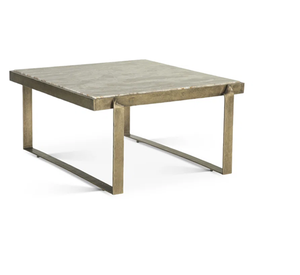 Modern Coffee Table Wood Top Easy To Clean <b>Small</b> Round Sofa Table For Living Room Apartment - Product Image 2