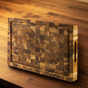Ensemble de planches à découper rectangulaires en bois d'acacia durable certifié FSC Ha Le, double face, non toxiques, 1,5 cm - Product Image 2