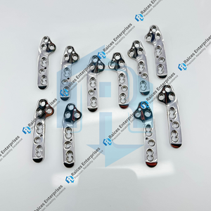 Placas de Bloqueo TPLO de Alta Calidad, Tamaño Estándar de 2.7mm, Juego de 2 Piezas, Precontorneadas, Estilo Voi 316L, para Cirugía Veterinaria en Gatos y Perros - Product Image 2