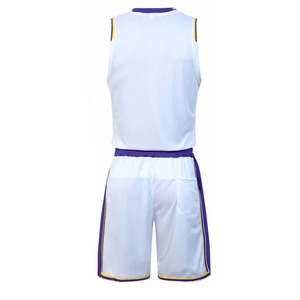 Double Side Printed Mesh Breathable Adult Plus Size Match Kits Custom Graphic Sublimation Printing Basketball Uniforms Sports - Product Image 3