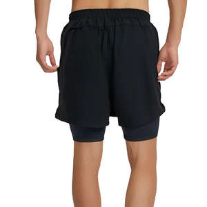 Pantalones Cortos Deportivos Transpirables Personalizados de Secado Rápido de Alta Calidad de 2 Capas Unisex para Tenis para Hombre - Product Image 6