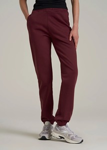 Custom Women <b>Jogger</b> Sweatpants Fleece <b>Slim</b> Fit Elastic Waist Drawstring Cuffed Casual Activewear Pants - Product Image 1