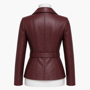 Custom Design New Causal Vintage <b>Leather</b> Jacket Women & Men <b>Top</b> Seller Reversible Waterproof Breathable Winter Warm OEM Serviced - Product Image 4