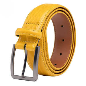 Cinturón de Cuero Genuino de Vaca Estilo Vintage Oldtown Inspirado en la Tradición con Hebilla de Aleación Ironhide Buckshot - Product Image 6