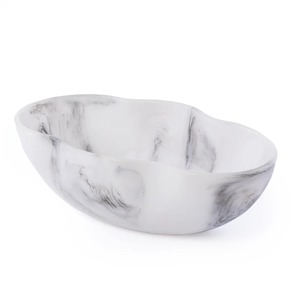 Plat de service élégant en résine fait main, bol à salade moderne en époxy pour cuisine, table à manger, restaurant, café et événements spéciaux - Product Image 1