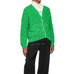 Cardigan pour homme en tricot doux, boutonné devant, décontracté, à porter au quotidien, vêtements d'hiver pour homme - Product Image 6