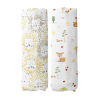 Couverture d'emmaillotage en mousseline, serviette de bain à capuche pour bébé, en coton biologique, rafraîchissante, unie, douce, enveloppante pour nouveau-né, imprimé floral personnalisé, portable, OEM