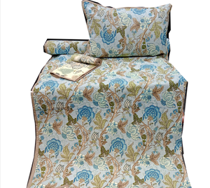 Cubrecama Floral, Juego de Edredón de Algodón Reversible, Hecho a Mano, Estilo Tradicional, para Uso en el Hogar en Todas las Estaciones - Product Image 2