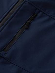 Custom Soft Shell <b>Jacket</b> Removable Hood Windproof <b>Waterproof</b> Mens Hooded Windbreaker <b>Jacket</b> Fleece Lined For Men Full Zipper - Product Image 4
