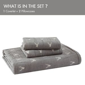 3 PCS Full/Queen <b>Bedspreads</b> & <b>Coverlets</b> Set - Product Image 3