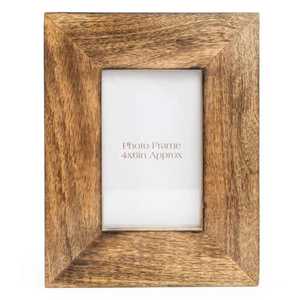 Rustic Live Edge Wood Slab Double Picture <b>Frame</b> Tabletop Acrylic <b>Clip</b> Photo Display Holder Wholesale - Product Image 4