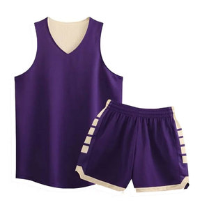 Tenue de basketball personnalisée bicolore noir et jaune – Kit d'équipe avec impression graphique – Maillot de basketball vierge par sublimation - Product Image 2