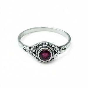 2.4 Grams <b>Garnet</b> Fine <b>Ring</b> - Product Image 2