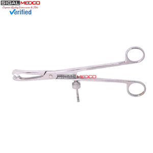 Pinzas para Sujetar Huesos de 6 Pulgadas con Trinquete, Instrumento Médico Quirúrgico Ortopédico Estéril para Fijación de Huesos con Hilo, Agarre de Precisión - Product Image 3
