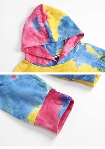 Sudaderas con capucha Tie Dye para mujer de alta calidad, las más vendidas, con el mejor material, antibacterianas, de la mejor fabricación. - Product Image 4