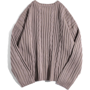 <b>Men</b> Mock Neck Knit Sweater Soft Fine Rib <b>Long</b> Sleeve Pullover Regular Fit Casual Winter Wear Wholesale Custom Clothing - Product Image 1