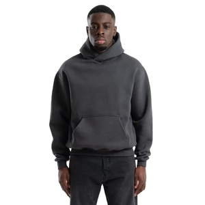 Fashion Hoodie for Men <b>Thick</b> <b>Fleece</b> Pullover Zipper Winter Wear Custom Wholesale Plain Hoodies Custom Logo - Product Image 1