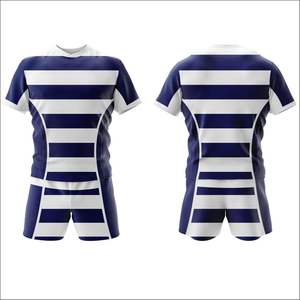 Camiseta de Rugby de Alta Calidad con Impresión Digital, 100% Poliéster, Impresión 3D Personalizable, Uniforme de Rugby Unisex para Adultos - Product Image 4