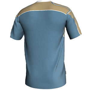 เสื้อฟุตบอลคุณภาพสูงสั่งทำพิเศษ แขนสั้น ระบายอากาศ แห้งเร็ว โพลีเอสเตอร์ 100% ดีไซน์ใหม่มาแรง - Product Image 3