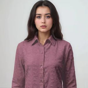 Summer Knitted Dress Formal Workwear Unisex New Trend Womens Shirt Contrast Color Trim Stylish Designer For Women - Product Image 1
