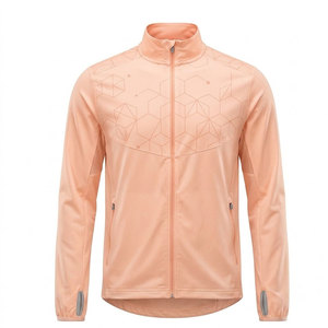 Breathable Full Zip Running Winter <b>Jacket</b> For Men Durable Sports Outerwear For Running Training <b>Workouts</b> And Active Lifestyles - Product Image 1