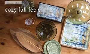 Plato Cuadrado Internacional Boston de Madera de Mango y Esmalte, 10" x 10", Madera Ámbar - Product Image 3