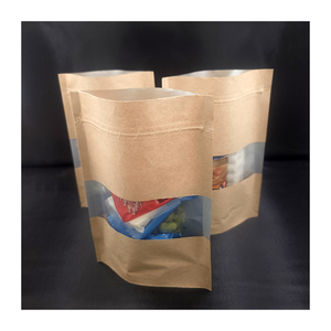 ถุงกระดาษคราฟท์สีน้ำตาลกระเป๋าแบนด้านล่างทนทานสำหรับใส่อาหาร - Product Image 2