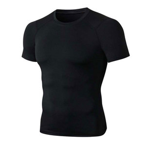 Camisetas de Compresión para Hombre, Diseño Moderno, Gran Venta, Ajuste Delgado, Transpirables, Cómodas, Manga Corta, Spandex/Poliéster, para Gimnasio - Product Image 1