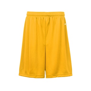 Short en tissu tricoté respirant et anti-rétrécissement en polyester 100% personnalisé pour hommes fermeture à cordon sérigraphie à chaud maille Style décontracté - Product Image 4