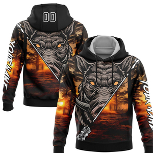 Sudadera con Capucha de Invierno Bordada por Sublimación con Impresión 3D, Logotipo de Marca Personalizado, Sudadera Unisex de Forro Polar, Venta al Por Mayor - Product Image 5