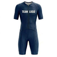 Tenue de triathlon personnalisée avec logo et nom d'équipe sur mesure, vêtements de course légers et respirants pour les professionnels et les amateurs