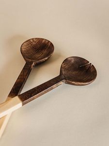 Green Mango Wood <b>Salad</b> Servers Set of 2 Dishwasher Safe Eco-Friendly Manual <b>Salad</b> <b>Tools</b> - Product Image 4