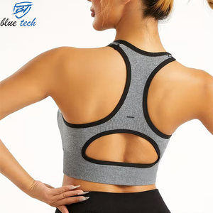 Wholesale Women Yoga Sports Bra Breathable Stretch Fitness Crop <b>Top</b> High Impact Gym Workout Activewear Clothing - Product Image 4