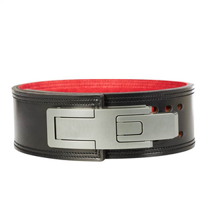 Ceinture de musculation en cuir OEM avec boucle en acier électroplaqué, couleur et taille personnalisables, élasticité réglable pour l'entraînement en salle de sport - Product Image 4