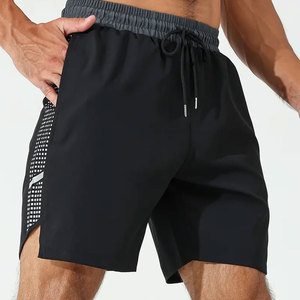 Shorts de course unisexes, short de fitness 100% polyester respirant, logo personnalisable, autocollant, couleur, motif, design, shorts pour femmes, OEM - Product Image 6