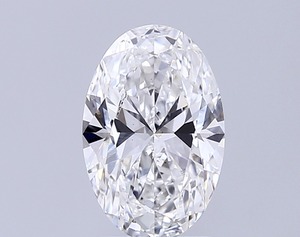 Diamant de laboratoire ovale de 2,06 ct E VS2, taille saisissante, polissage excellent, éco-responsable, pierre précieuse synthétique CVD de pointe pour la joaillerie fine - Product Image 1