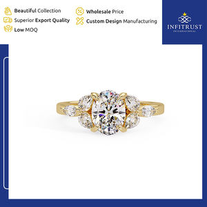 Anillos de Diamantes Solitarios de Plata de Ley 925 Hechos a Mano con Claridad VVS, Originales de la India, en Oferta a un Precio Impresionante - Product Image 3