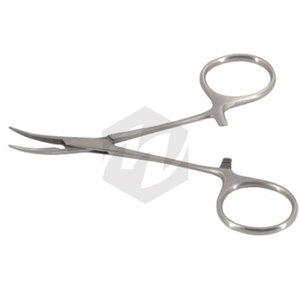 Pinzas Micro Mosquito, Juego de 2 Piezas, Acero Inoxidable Quirúrgico Dentado, Punta Curva, Agarre Antideslizante, Finas, 5 Pulgadas, Instrumentos Médicos - Product Image 2